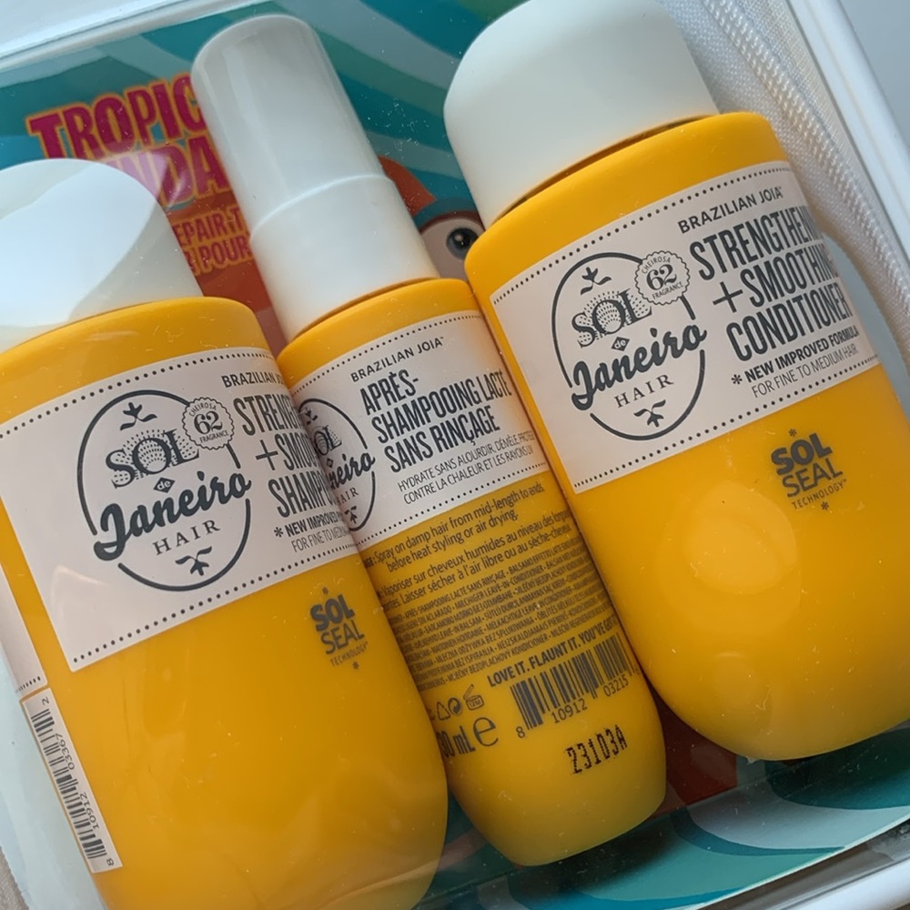 Sol De Janeiro Hair Shampoo Conditioner Milky Leave Brazilian Joia Bum Gift Set